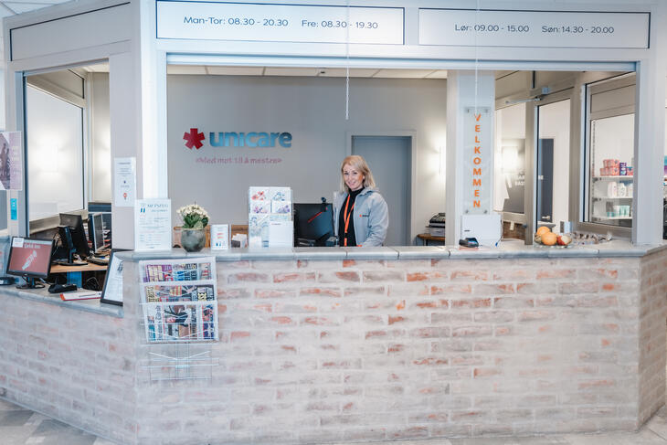 Resepsjon Unicare Hokksund