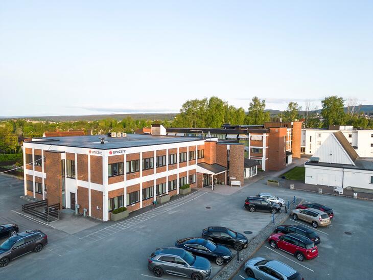 Fasadebilde Unicare Hokksund