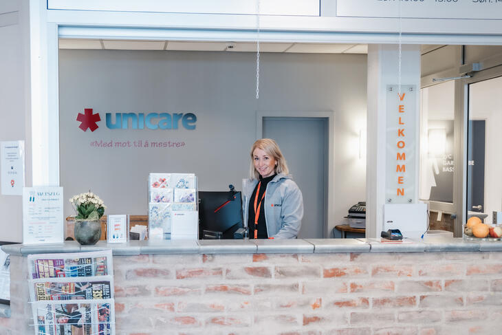 Resepsjonen Unicare Hokksund Resepsjonen Unicare Hokksund