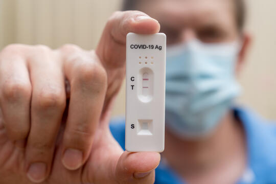 Positiv covid test